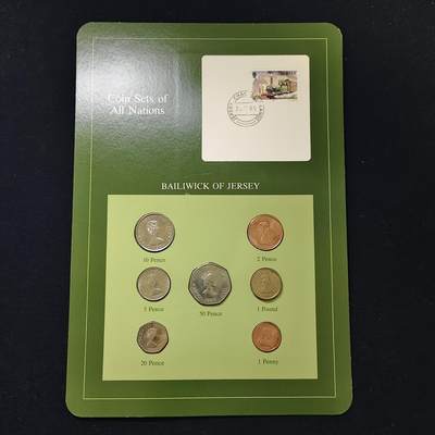 【全场包邮】纯粹捡漏拍485场（免费代拍第22场） - 【富兰克林·世界各国硬币系列邮币卡】泽西（英国属地）