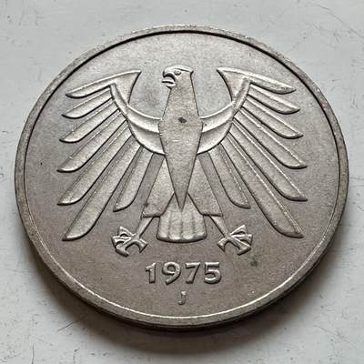 🌹外币初藏🌹🐯2025年第140场  每周二四六晚8️⃣点 接代拍 - 德国1975年J版5马克