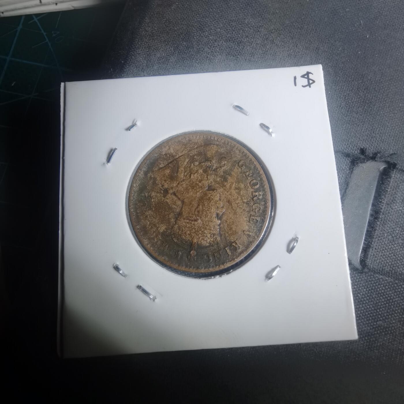 沼泽如烟--第930场 英属印度1914年1/4安娜