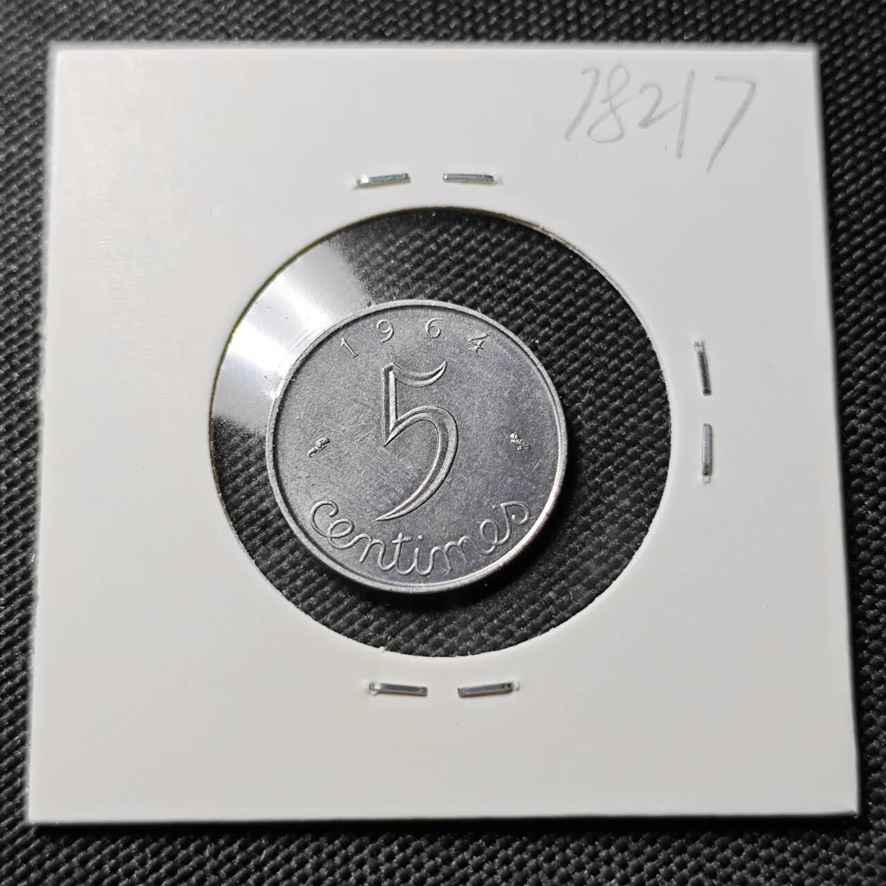 KK钱币收藏小铺 第378期  2月预留时间 周末发货  法国5生丁