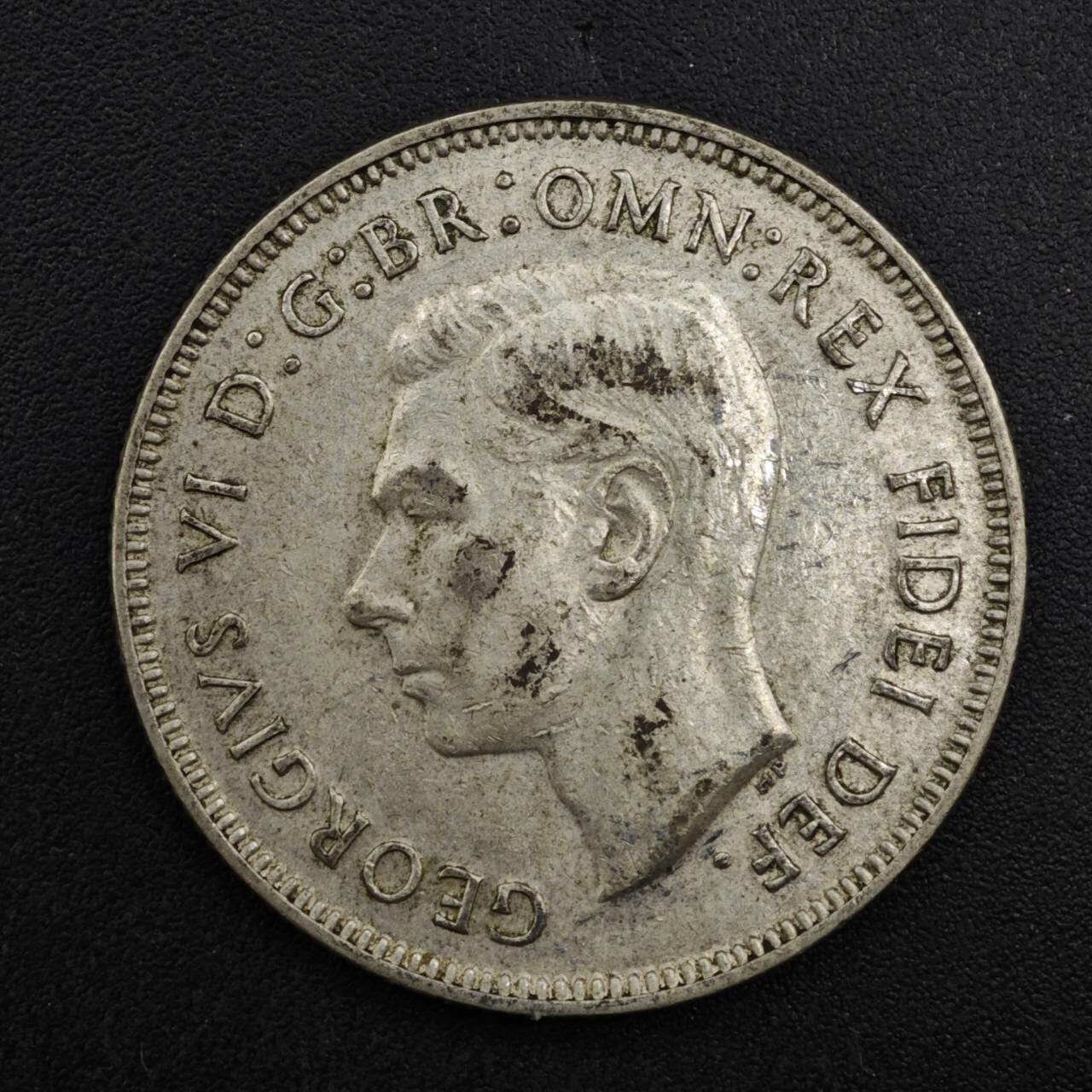 【淘币小摊】实时拍第八百二十五拍   散币场   满百包邮可预留二周 每周一统一发货   澳大利亚1951年乔治六世弗洛林银币