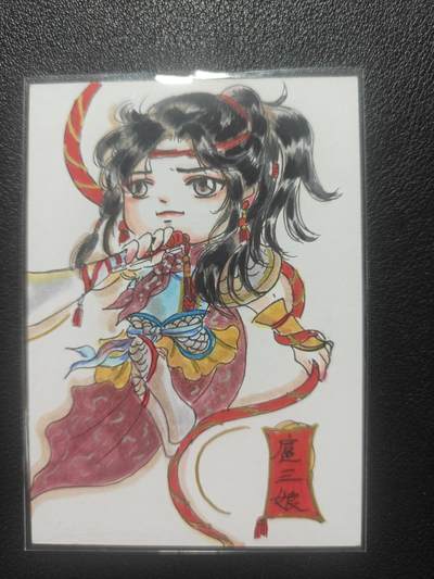 天玑星卡拍第148期《12.11周四截拍》持续收拍收评中 满赠卡需备注 - 【手绘卡】含颖 扈三娘 手绘卡