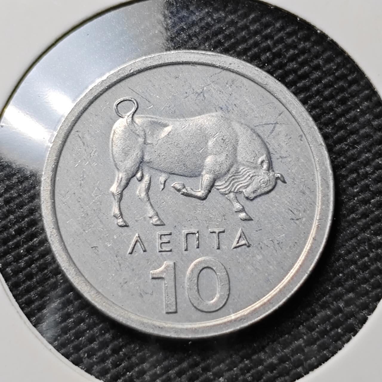 KK钱币收藏小铺 第378期  2月预留时间 周末发货  1978希腊10德拉克马