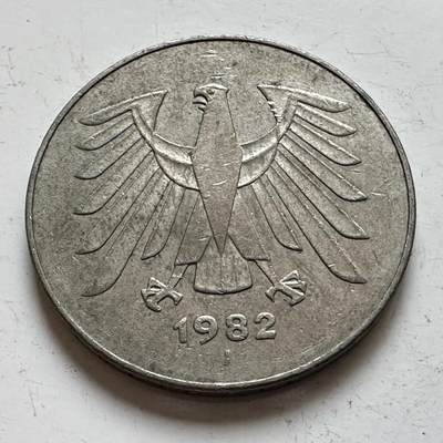 🌹外币初藏🌹🐯2025年第140场  每周二四六晚8️⃣点 接代拍 - 德国1982年J版5马克