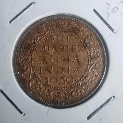 沼泽如烟--第930场 - 英属印度1939年1/4安娜