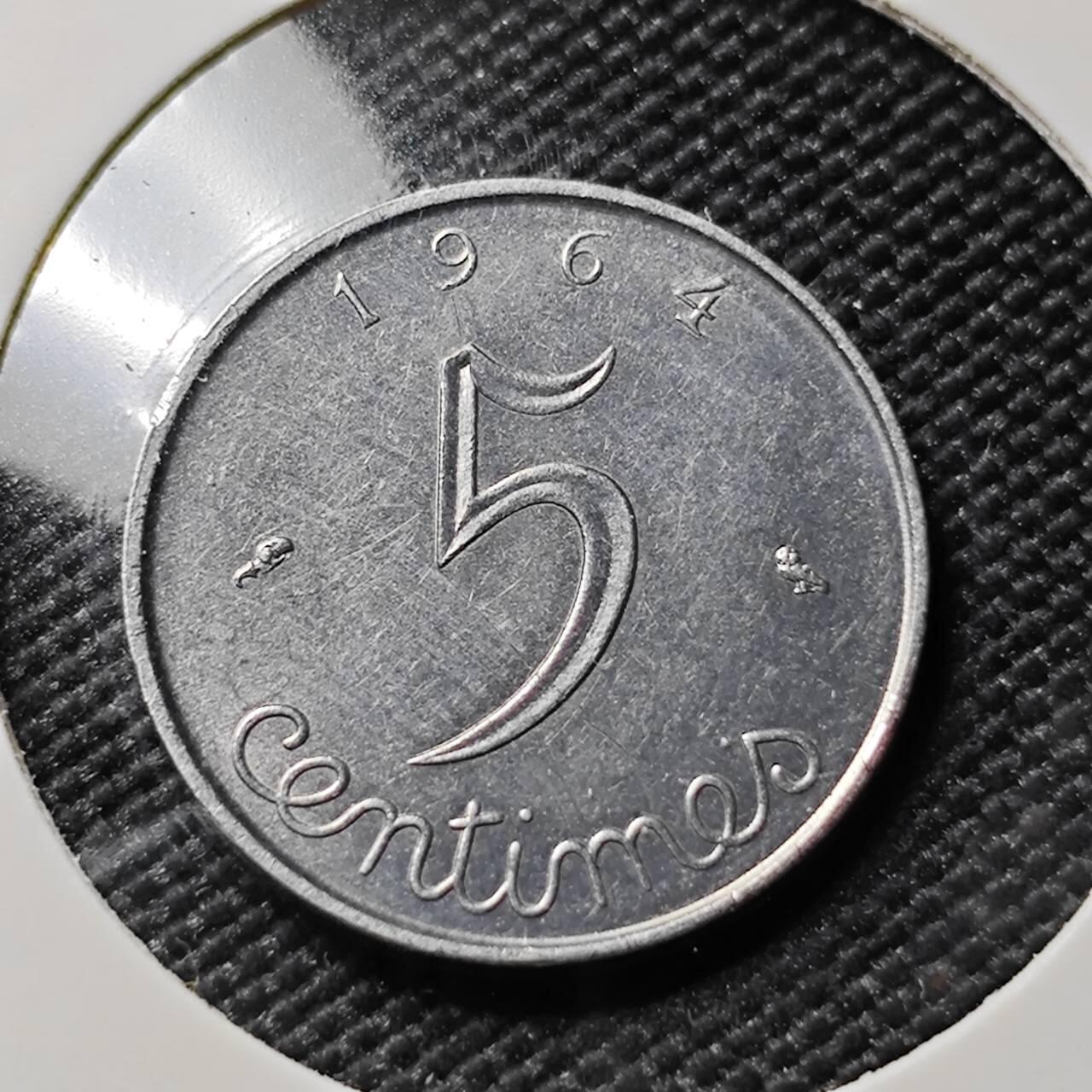 KK钱币收藏小铺 第378期  2月预留时间 周末发货  法国5生丁