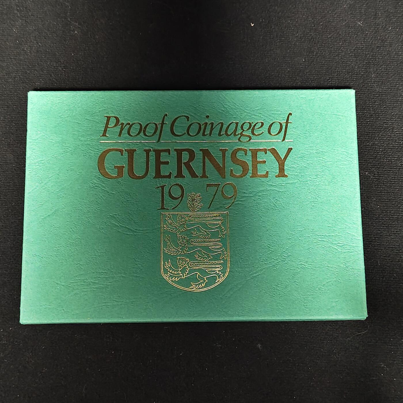 【全场包邮】纯粹捡漏拍485场（免费代拍第22场） 根西1979年官方发行皇家厂经典信封装精制套币-PS8