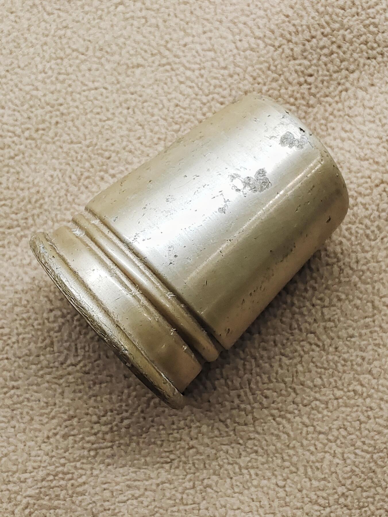 二战日军官厚胎铝质水壶 户外水壶 老铝水壶