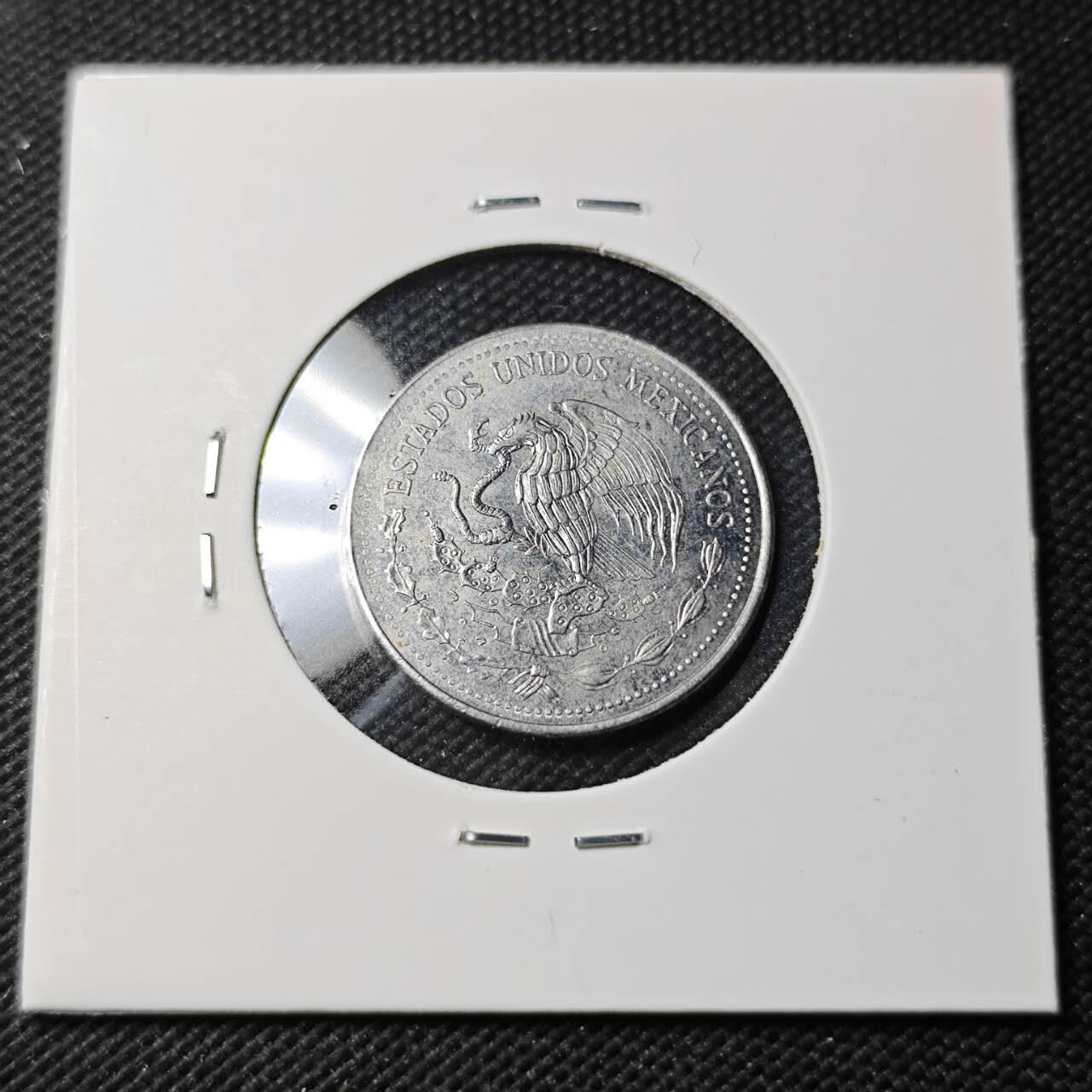 KK钱币收藏小铺 第379期  2月预留时间 周末发货 1982 墨西哥50分 少见纲目品种