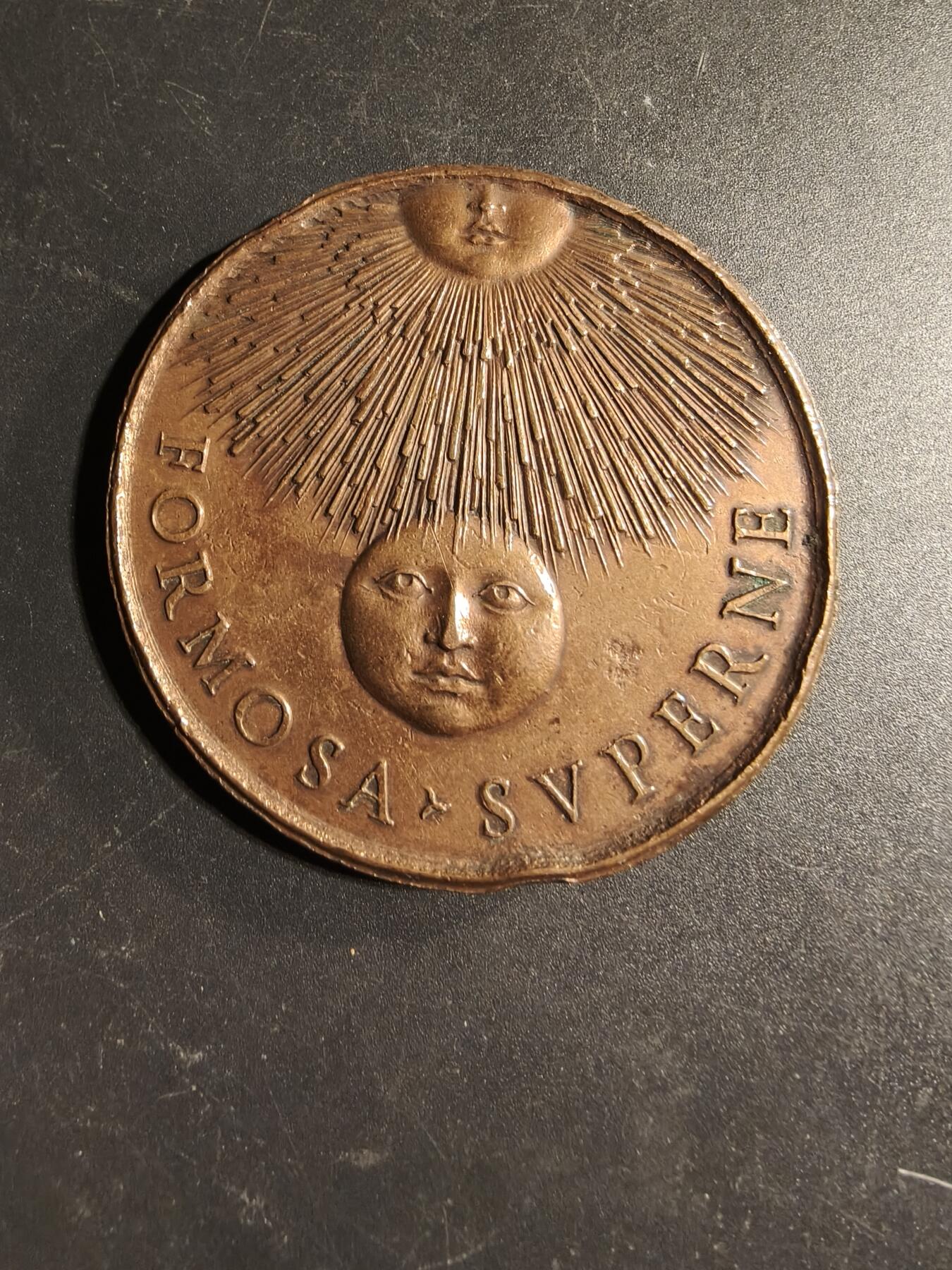 老王徽章第169期 意大利红衣主教费利切·罗斯皮廖西大铜章    原铸     直径58mm.    重量73.8g