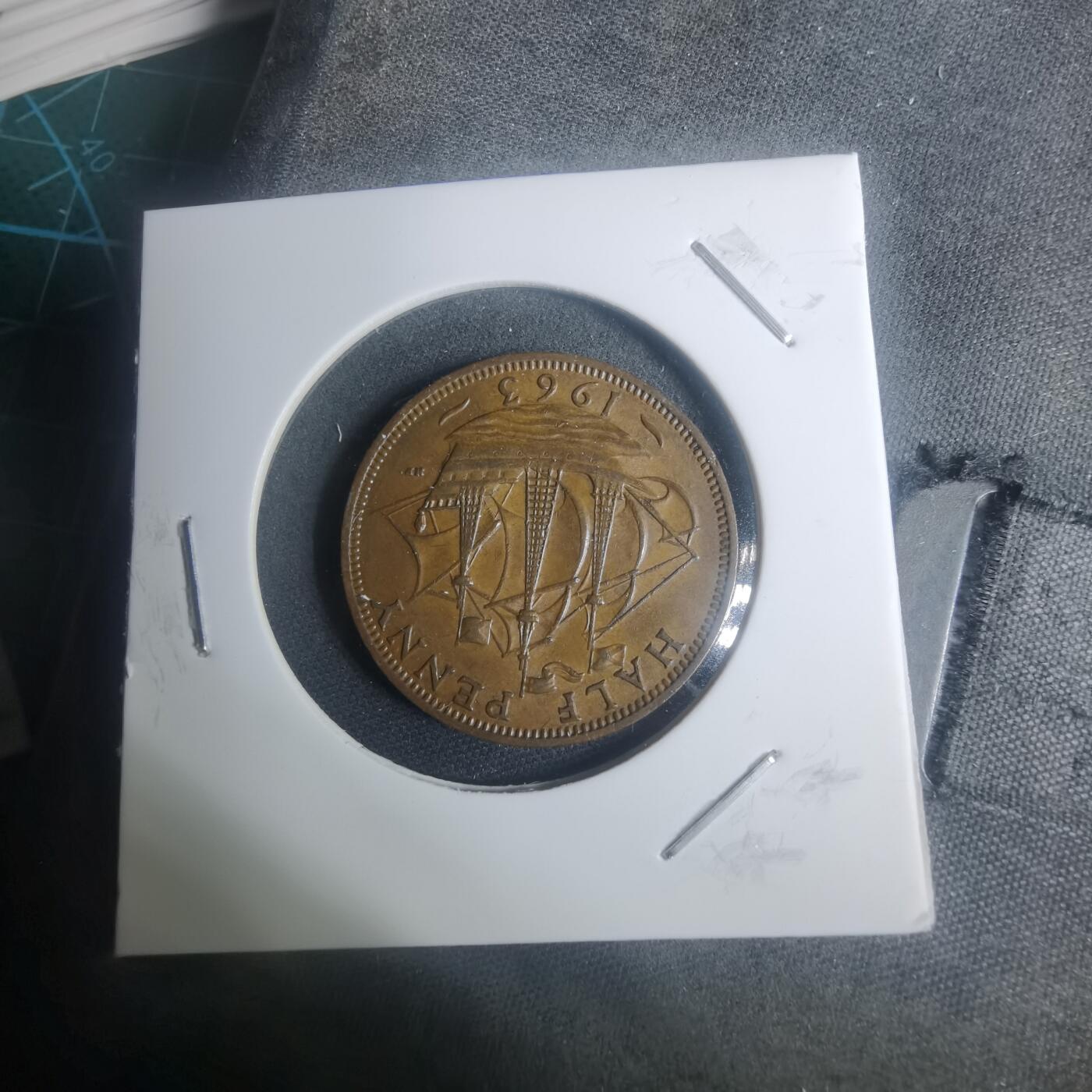 沼泽如烟--第930场 英国1963年半便士