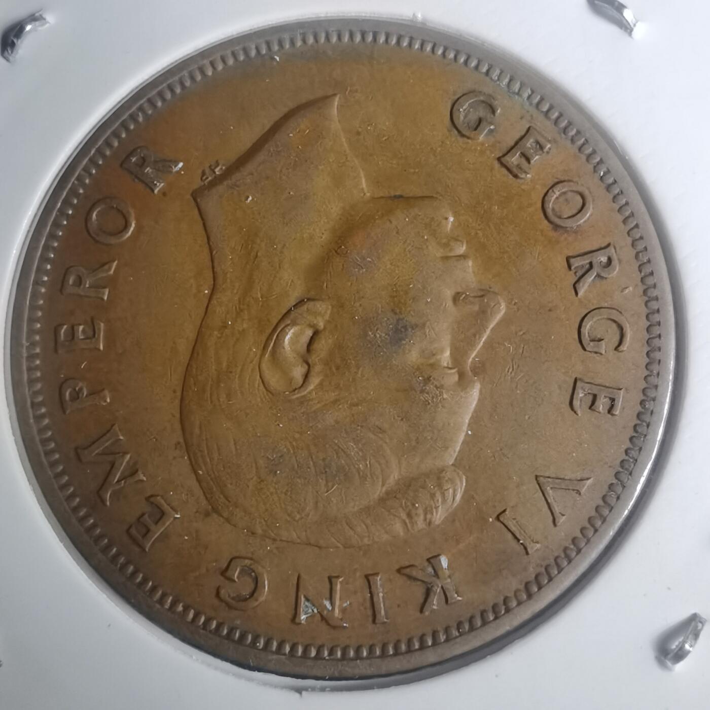 沼泽如烟--第930场 新西兰1946年1便士