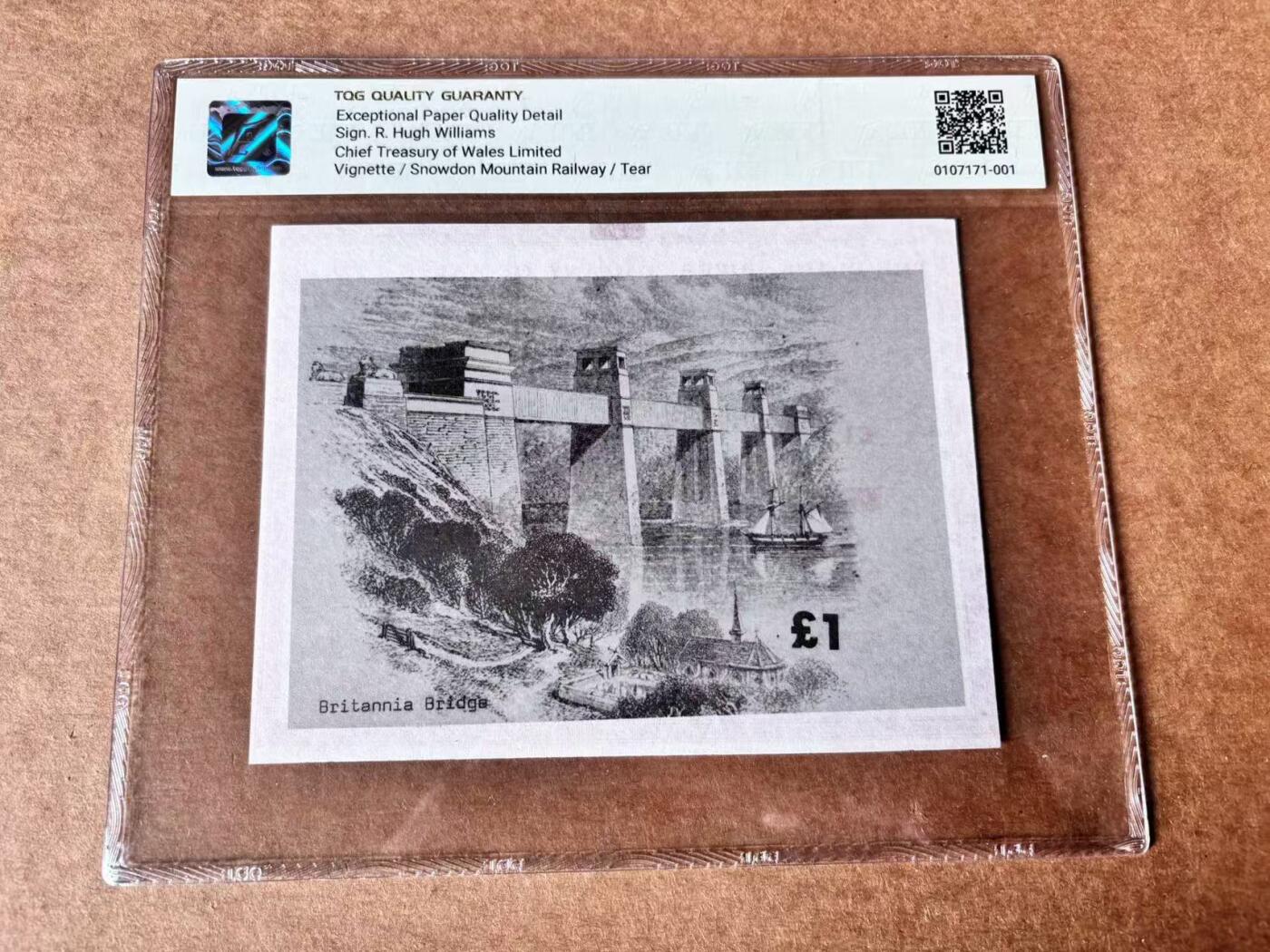 【Blue Auction】世界纸币精拍第761期——18级TOP拍卖/信誉/品质/专业/高效💫 【样钞】英国 威尔士黑绵羊公司 1969-72年1镑 TQG64EPQ 