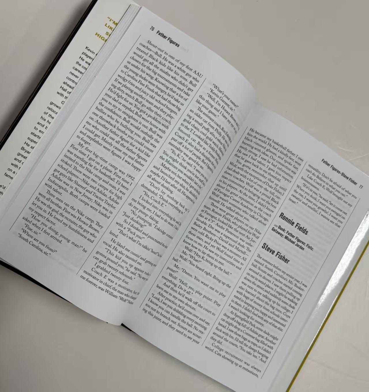 零元拍：“狼王”凯文-加内特亲笔签名原版自传《A to Z》