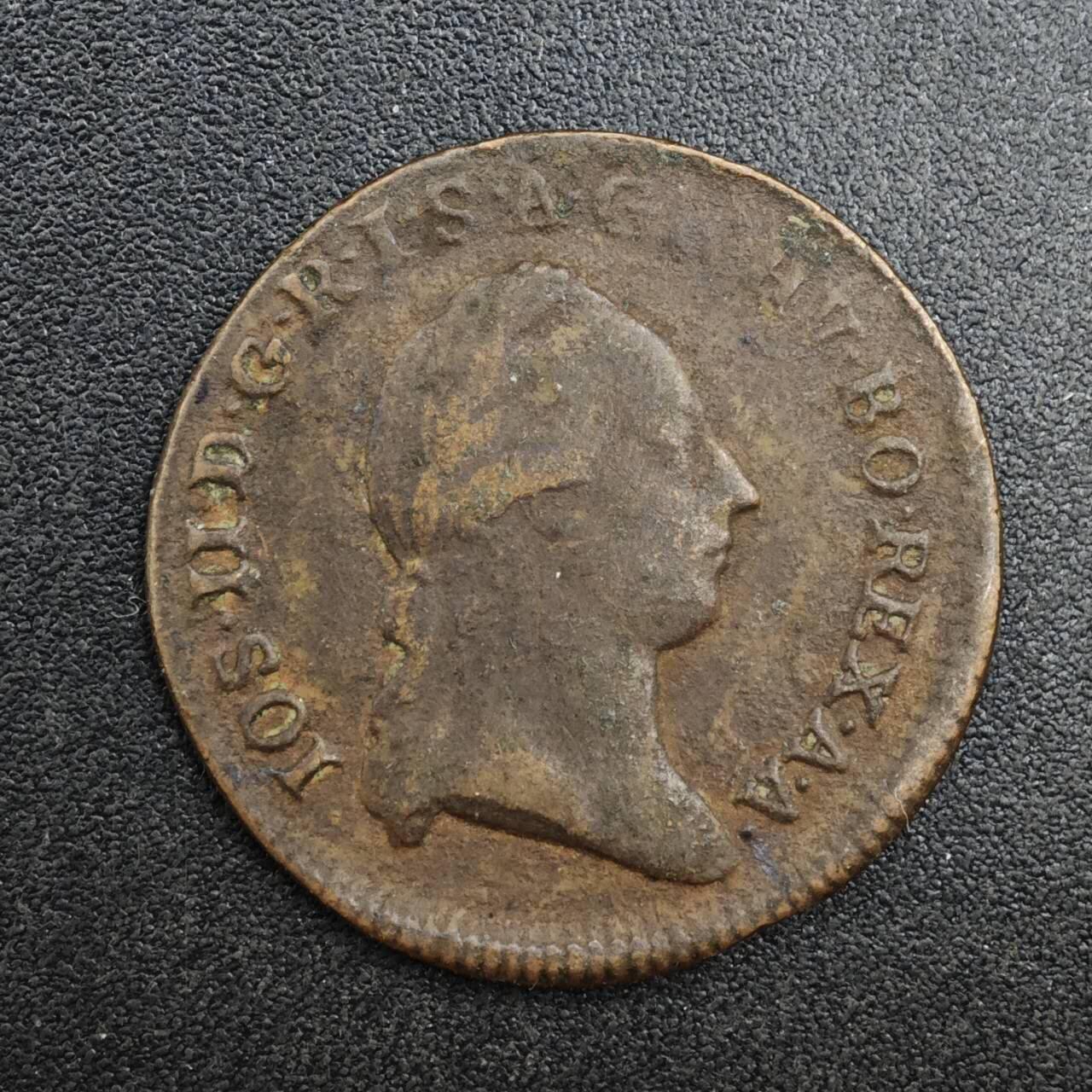 【淘币小摊】实时拍第八百二十五拍   散币场   满百包邮可预留二周 每周一统一发货   奥地利1781年1/2克鲁泽铜币