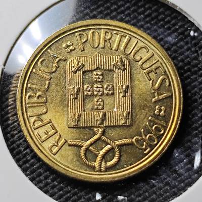 KK钱币收藏小铺 第378期  2月预留时间 周末发货 -  1995葡萄牙5埃斯库多铜币