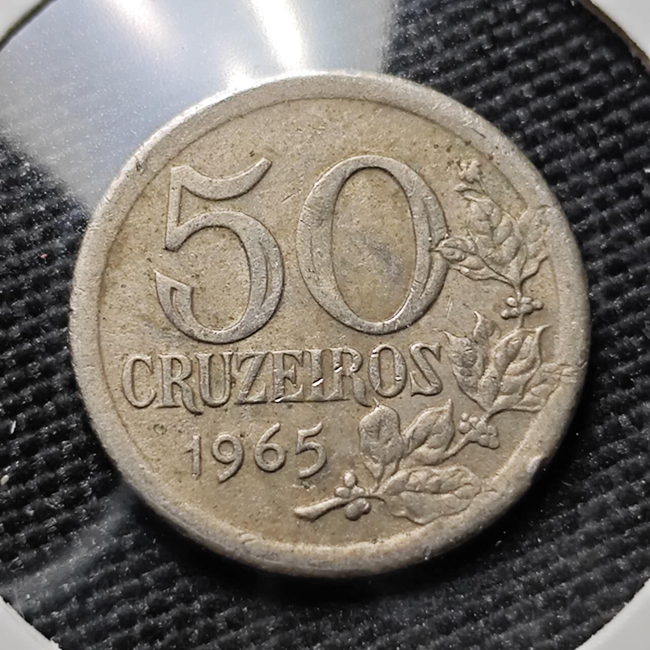 KK钱币收藏小铺 第378期  2月预留时间 周末发货  1956巴西50分