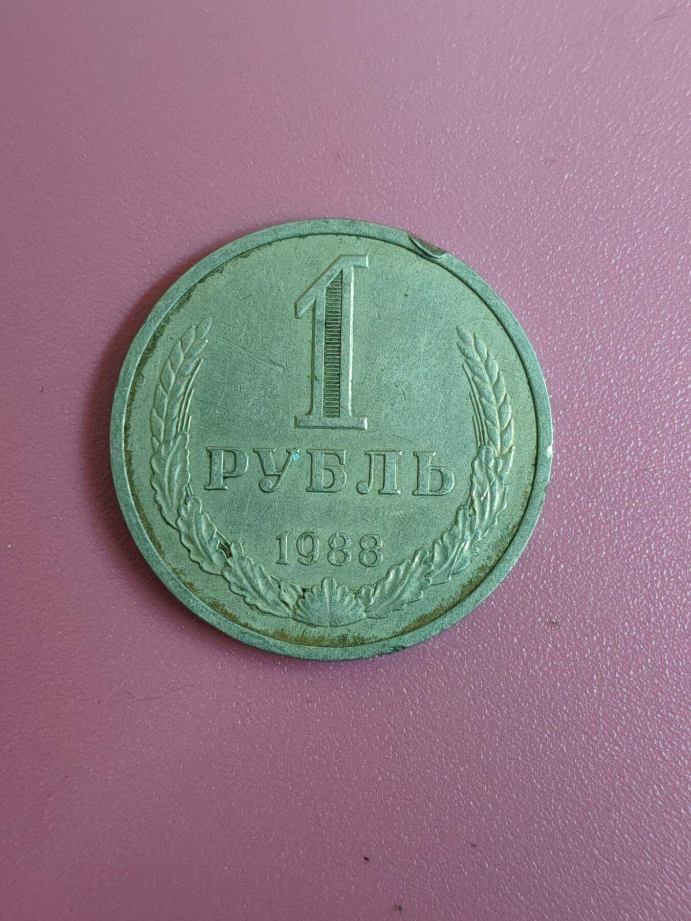 外国钱币徽章 苏联1989年1卢布一枚