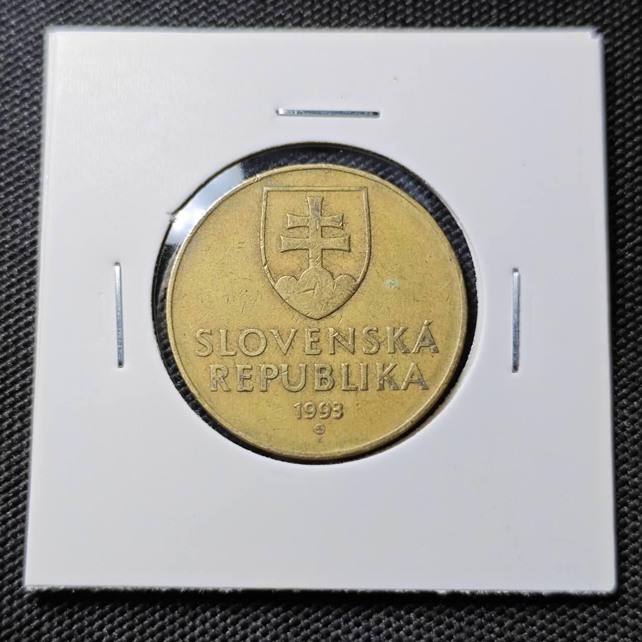 KK钱币收藏小铺 第378期  2月预留时间 周末发货 1993 斯洛伐克10克朗