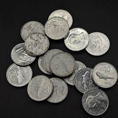 【淘币小摊】实时拍第八百二十五拍   散币场   满百包邮可预留二周 每周一统一发货   - 菲律宾10分铝币17枚