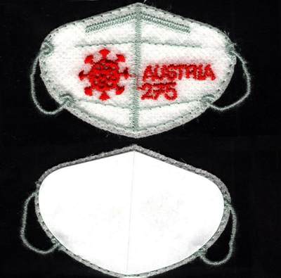 洪涛臻品批发群 精选邮票限时拍卖第1199期  - 奥地利 高面值 世界首枚欧洲标准FFFP2口罩材质邮票 发行仅15万枚