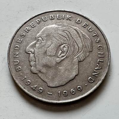 🌹外币初藏🌹🐯2025年第140场  每周二四六晚8️⃣点 接代拍 - 德国1982年D版 2马克 豪斯