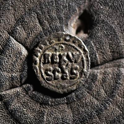 【良泉】【元旦直播场】1月1日晚19.30点开拍！208组西方古代钱币、日本朝鲜花钱 - 【罕见】公元1166-1189年【中世纪·十字军】西西里王国 诺曼王朝 罗杰二世时期 半福拉洛铜币，0.81克