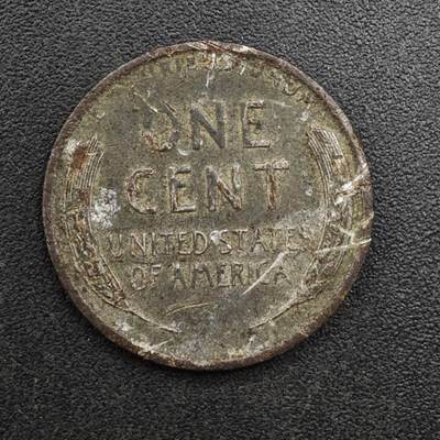 【淘币小摊】实时拍第八百二十五拍   散币场   满百包邮可预留二周 每周一统一发货   - 美国1943年林肯一分铁币