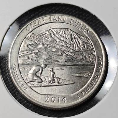 KK钱币收藏小铺 第379期  2月预留时间 周末发货 -  美国25分纪念币 好品