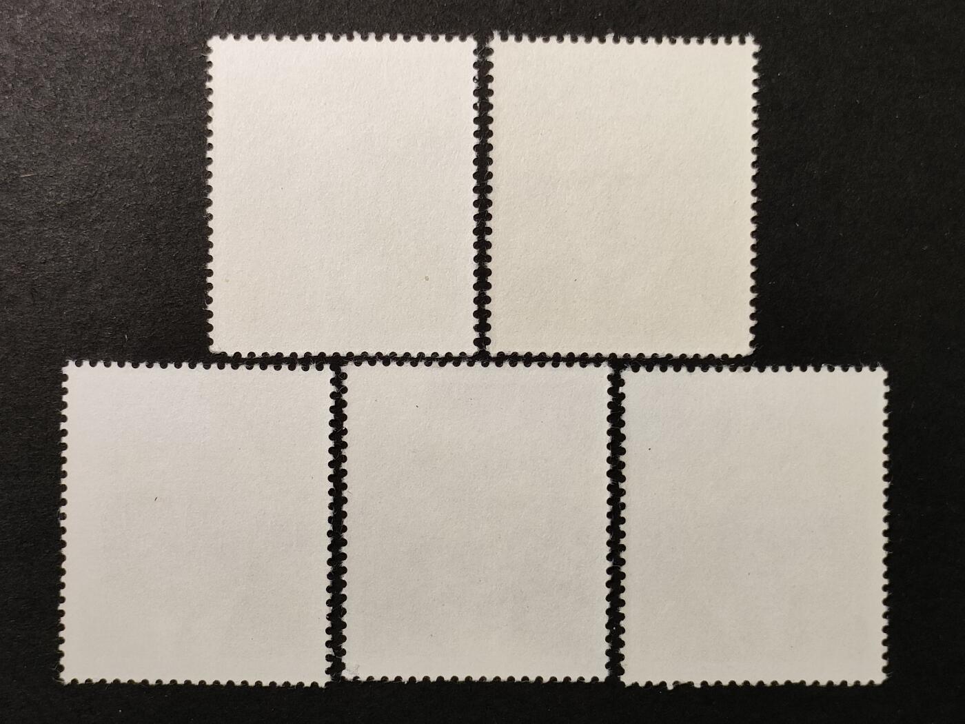 ↓君缘收藏678期☞钱币邮品↓无佣金、可寄存、满30元包邮  德国邮票东德，1982年工人运动著名人物邮票雕刻版5全