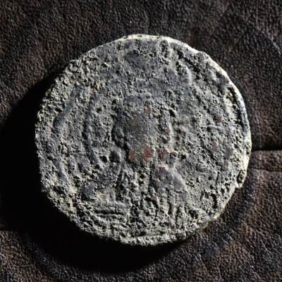 【良泉】【元旦直播场】1月1日晚19.30点开拍！208组西方古代钱币、日本朝鲜花钱 - 【少见】公元1078-1081年【拜占庭】尼斯福鲁斯三世，复打，I类无名富力，7.01克