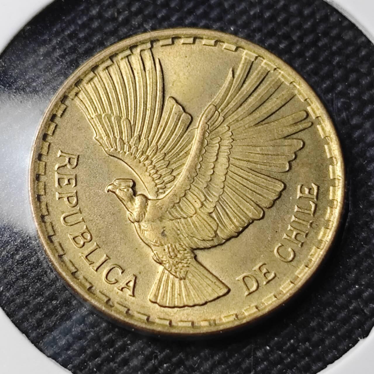 KK钱币收藏小铺 第379期  2月预留时间 周末发货  1970智利2分铜币 好品