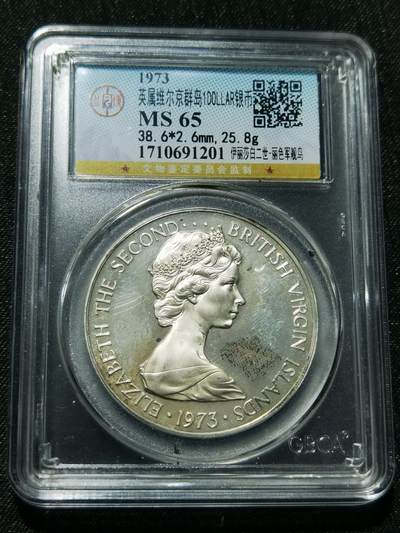 天下钱庄专场欢迎参拍 - 英属维尔京群岛银币