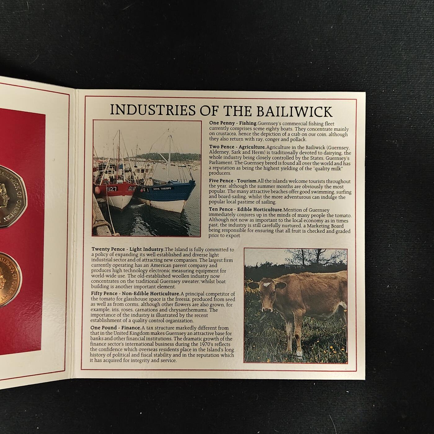 【全场包邮】纯粹捡漏拍485场（免费代拍第22场） 【少见】根西1986年皇家造币厂出品官方年度流通套币-量5000-MS3