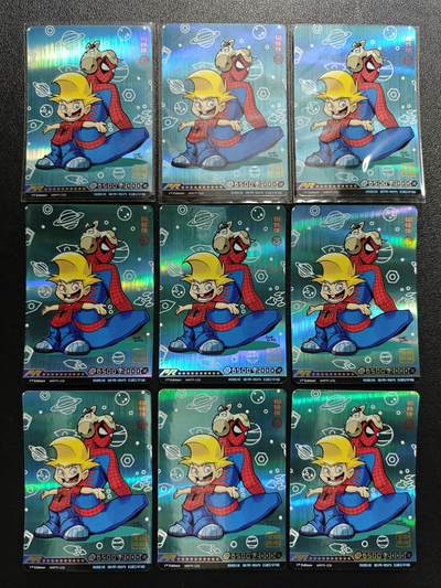 天玑星卡拍第148期《12.11周四截拍》持续收拍收评中 满赠卡需备注 - 卡游 英雄对决 蜘蛛侠 PR 九张