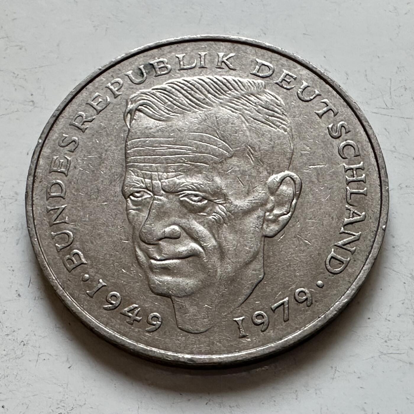 🌹外币初藏🌹🐯2025年第140场  每周二四六晚8️⃣点 接代拍 德国1986年J版 2马克 舒马赫