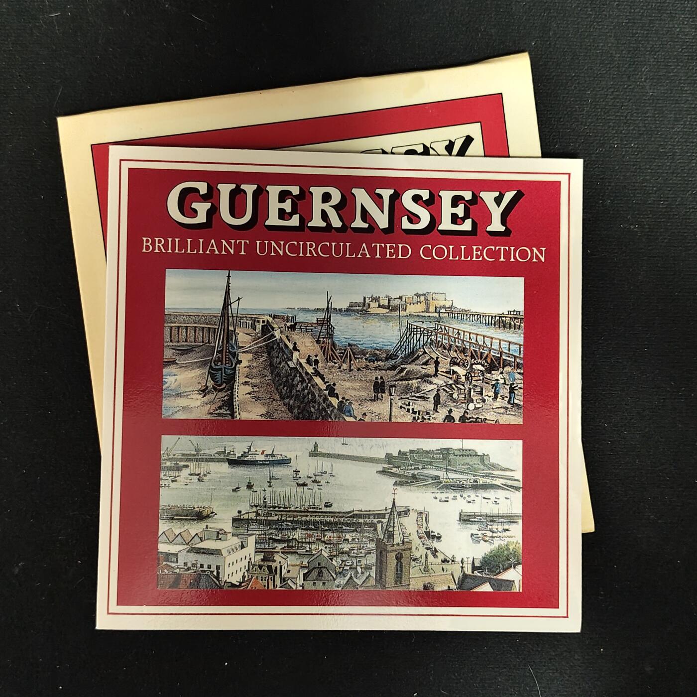 【全场包邮】纯粹捡漏拍485场（免费代拍第22场） 【少见】根西1986年皇家造币厂出品官方年度流通套币-量5000-MS3