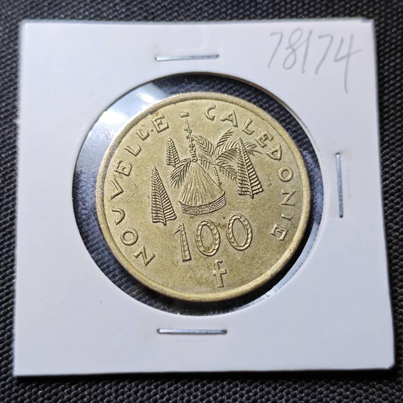 KK钱币收藏小铺 第378期  2月预留时间 周末发货  2008法属新喀里多尼亚100法郎