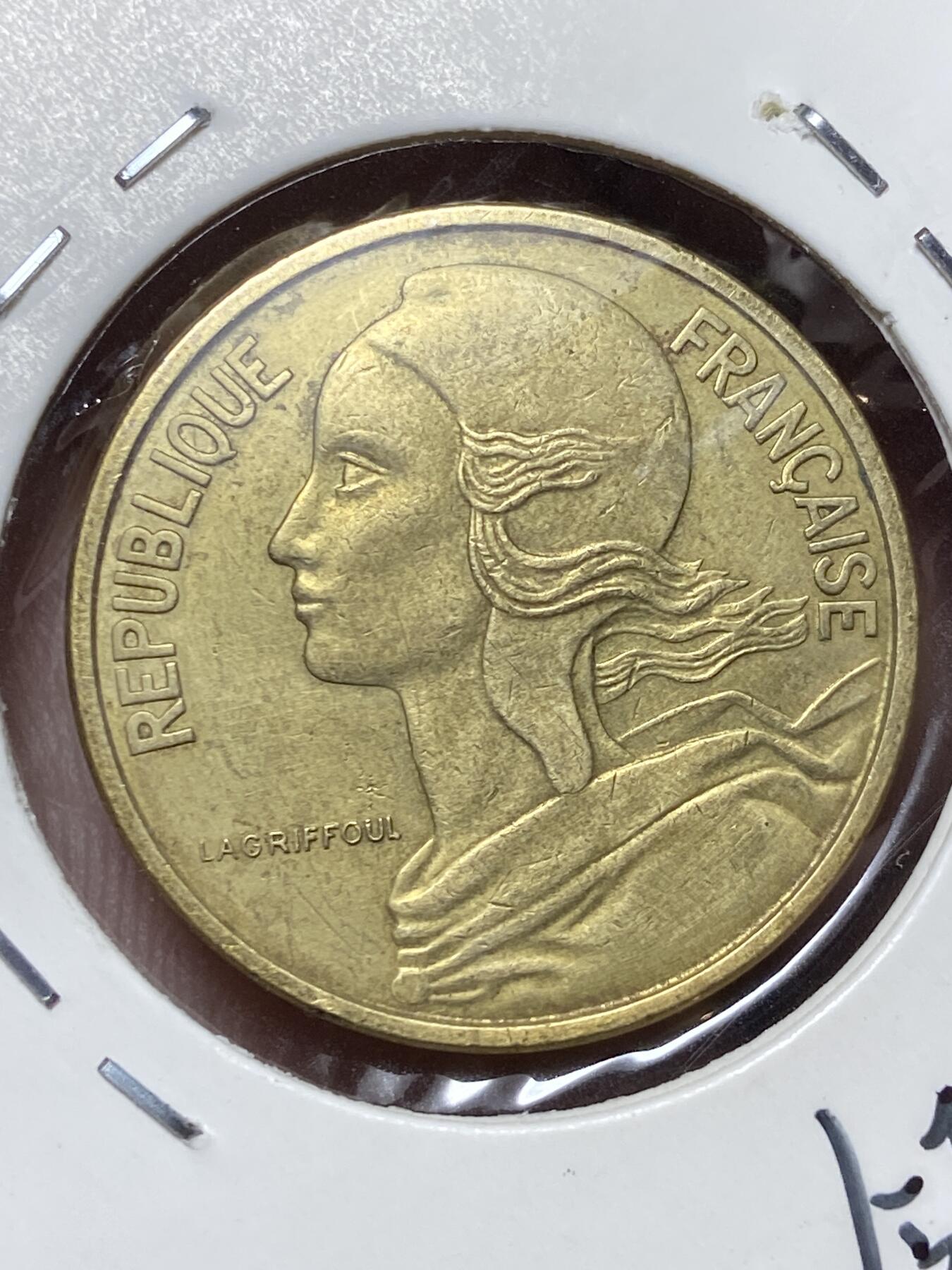 2025年第一百三十五场(总第一百六十一场）外国好品纸夹散币场(免佣金) 稀少品种–法国🇫🇷1962年50生丁(四层衣领版，Owl–猫头鹰标，首发年仅发行3年)