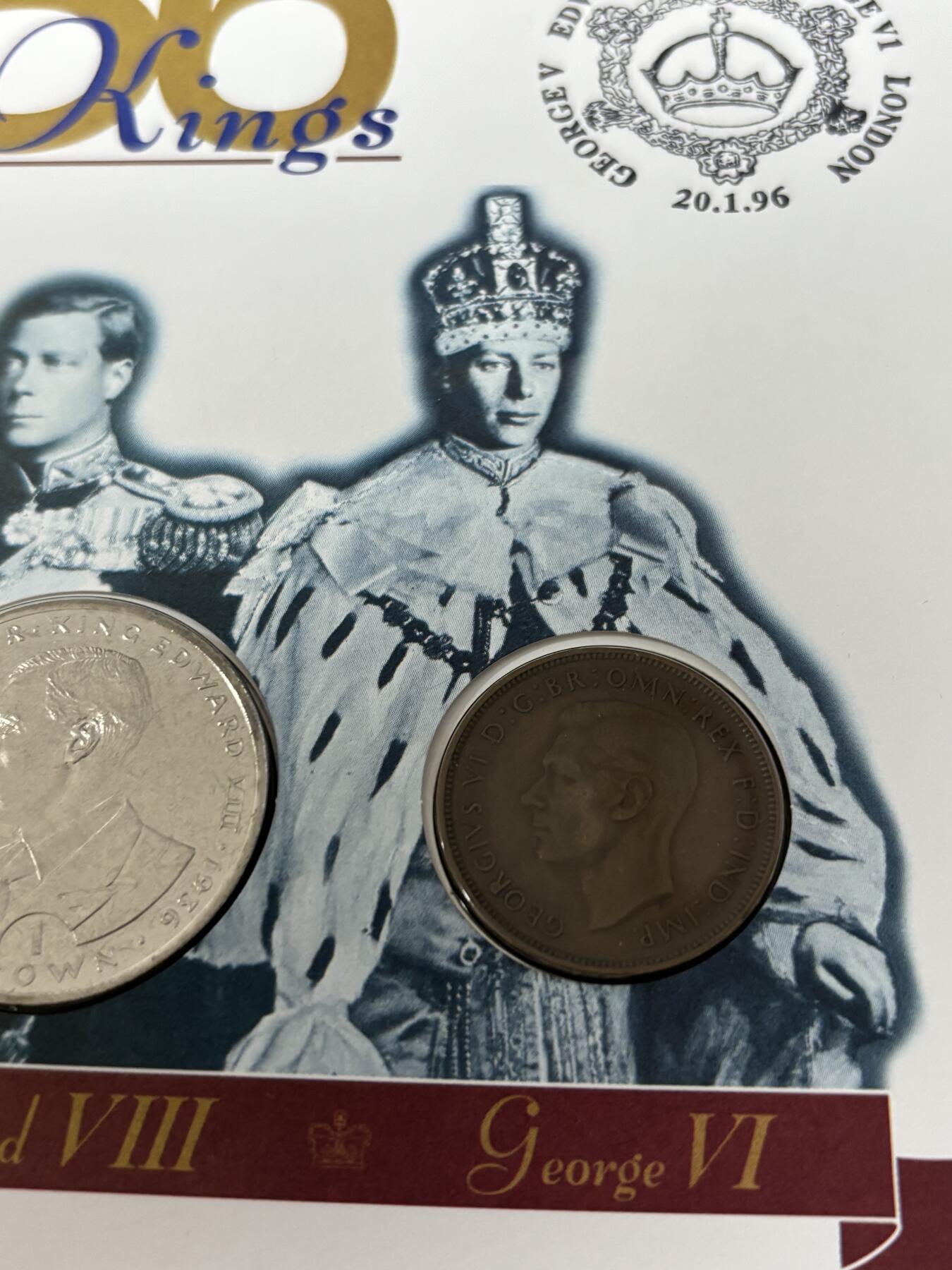 第185期拍卖 直布罗陀1993年爱德华八世纪念币首日封3枚