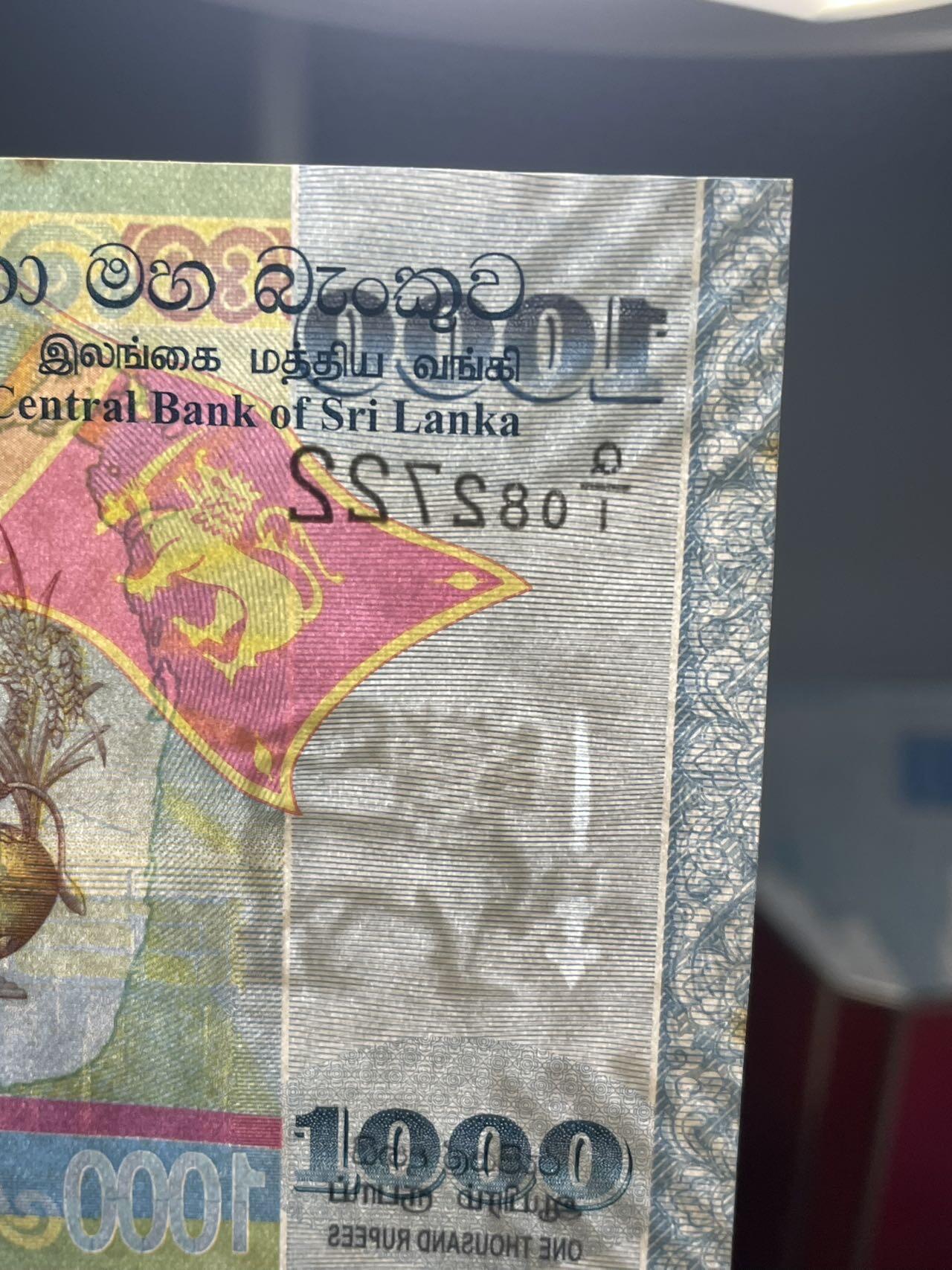 （被鸽重拍）斯里兰卡纪念钞2张 UNC （15117086778禁止参与）