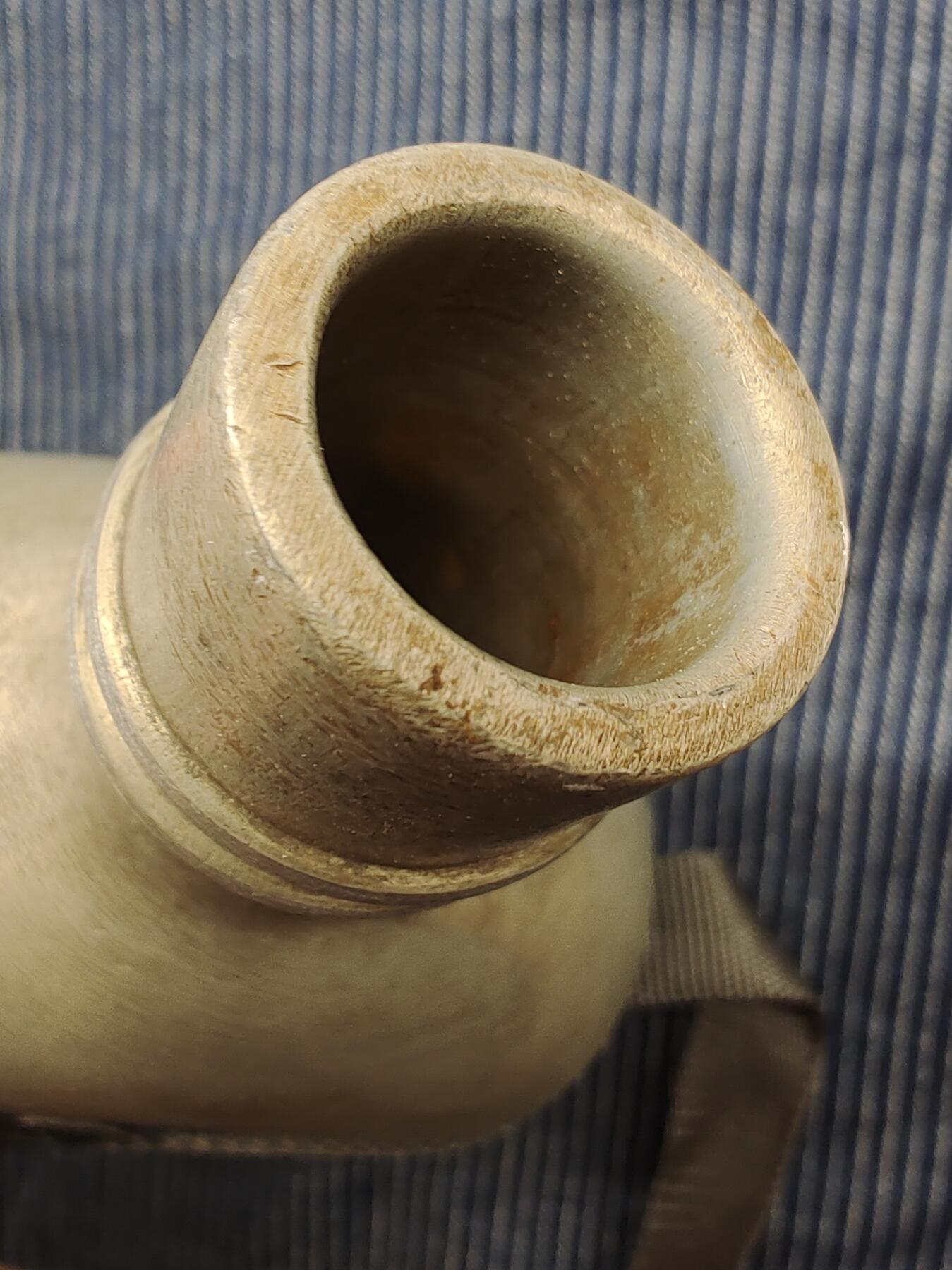 稀少 日海厚胎铝质单兵水壶 户外水壶 老铝水壶  带大阪制铝标“aluminium osak