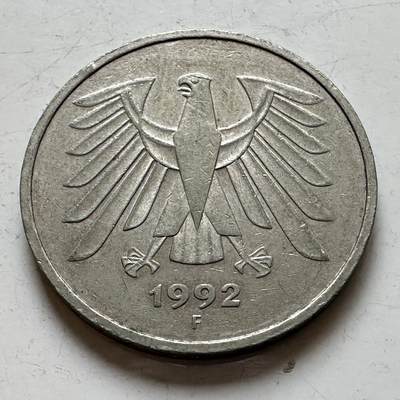 🌹外币初藏🌹🐯2025年第140场  每周二四六晚8️⃣点 接代拍 - 德国1992年F版5马克