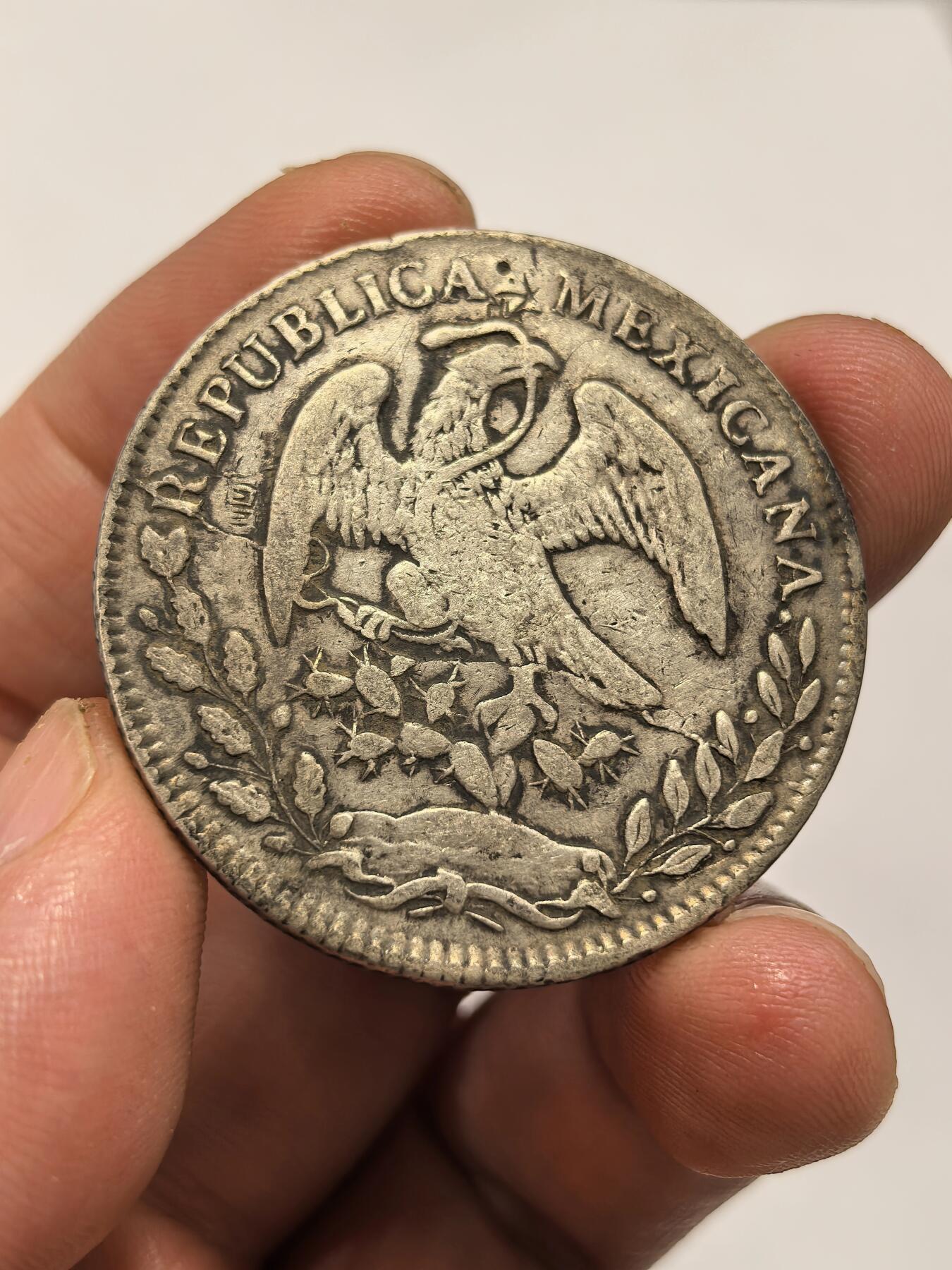 博洋堂世界钱币拍卖第151期（全场包邮） 墨西哥花边鹰洋1869C CE 五级币 少见品种