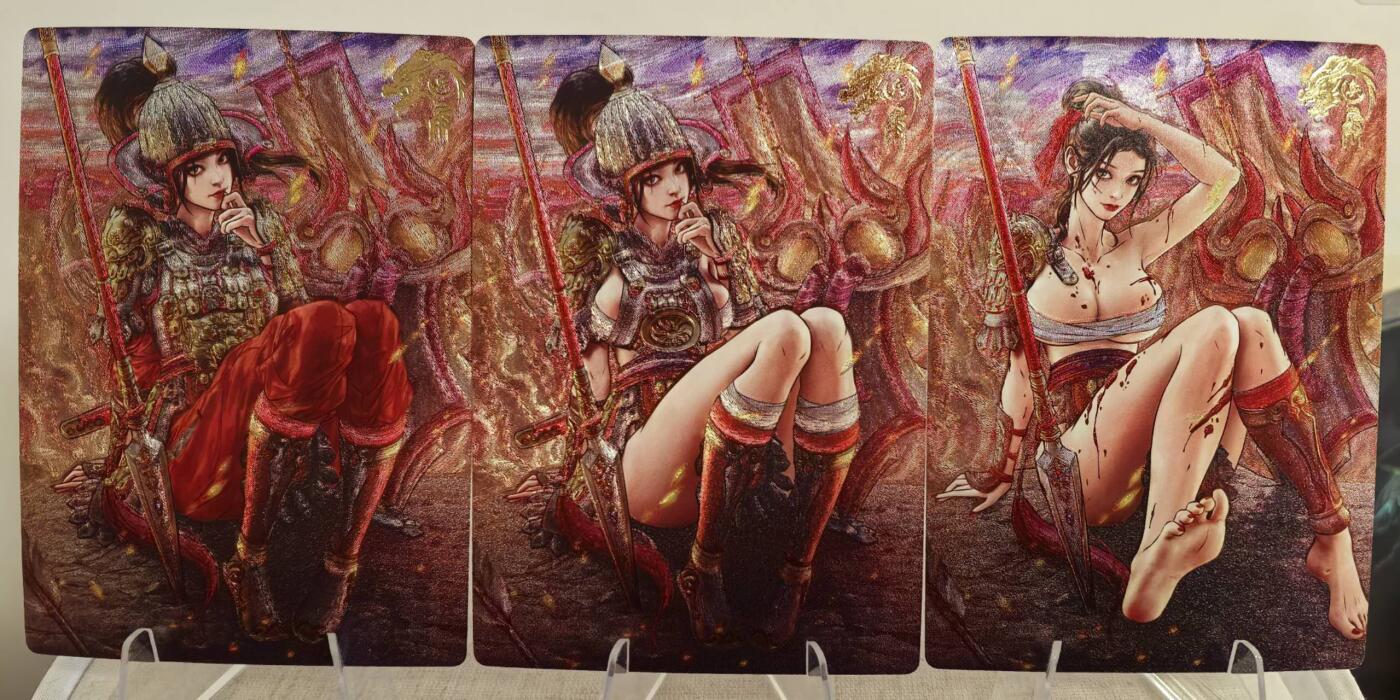 丫丫卡拍第20期（12月13日22点截拍） 【卡玩帕克】原创新品异界水象奕姬《兵》粗闪三渐变