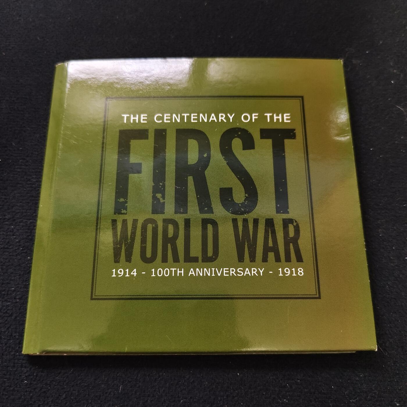 【全场包邮】纯粹捡漏拍485场（免费代拍第22场） 英国2014年2镑一战百年官方卡装双色纪念币