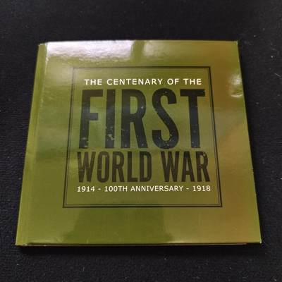 【全场包邮】纯粹捡漏拍485场（免费代拍第22场） - 英国2014年2镑一战百年官方卡装双色纪念币