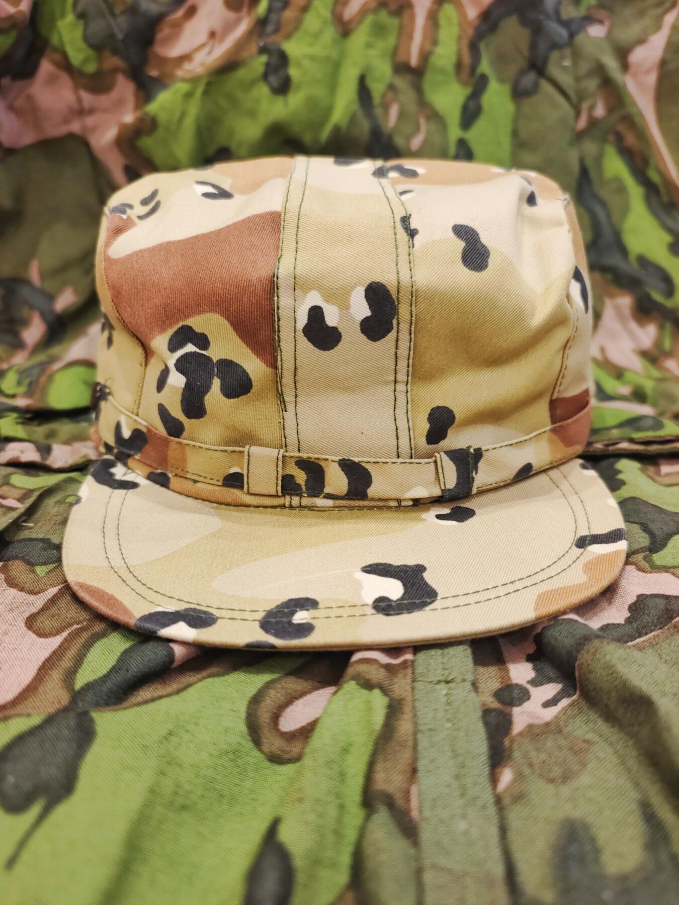 87美式六沙荒漠迷彩作训帽58.5头围