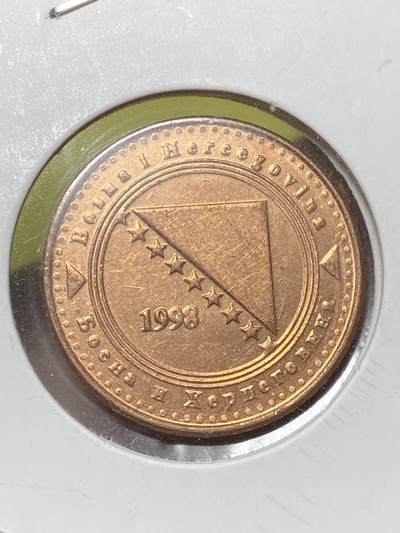 2025年第一百三十五场(总第一百六十一场）外国好品纸夹散币场(免佣金) - 波斯尼亚和黑塞哥维那(波黑)🇧🇦1998年10芬妮