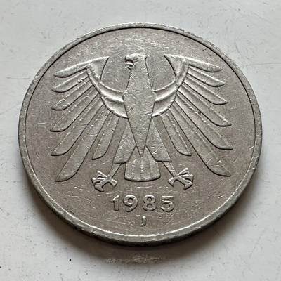 🌹外币初藏🌹🐯2025年第140场  每周二四六晚8️⃣点 接代拍 - 德国1985年J版5马克